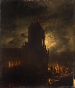 Procissão noturna de Georg Gillis van Haanen