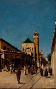 Rua em Tunis de Georg Grimm
