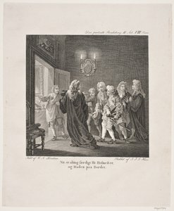 Ilustração para Comédias de Holberg de Georg Haas