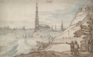 Vista de Landshut de Georg Hoefnagel