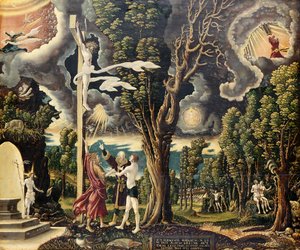 Queda e Redenção, 1535 de Georg Lemberger
