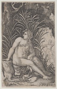 Céfalo e Prócris, de The Greek Heroines, 1539., 1539. de Georg Pencz