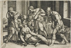 Morte de Lucrécia de Georg Pencz