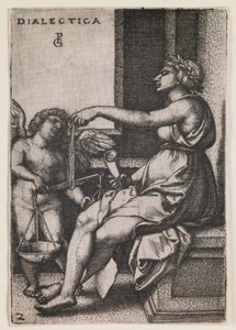 Dialectica, da série "As Artes Liberais", c.1541 (gravura)