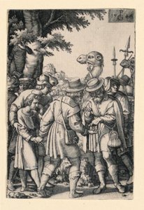 José vendido por seus irmãos, da História de José de Georg Pencz