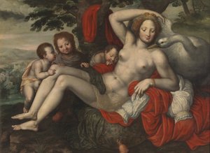 Leda e o cisne, meados do século XVI