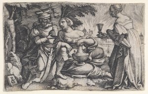 Ló e Suas Filhas. de Georg Pencz