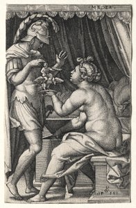 Medeia e Jasão de Georg Pencz