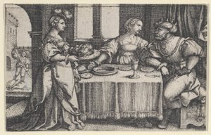 Salomé com a Cabeça de João Batista. de Georg Pencz