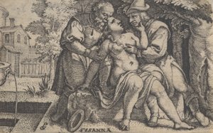 Susana e os Anciãos. de Georg Pencz