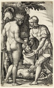 Tamiris, das heroínas gregas de Georg Pencz