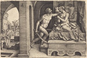 Tarquínio e Lucrécia de Georg Pencz