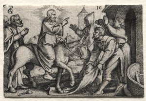 A Vida de Jesus Cristo: Cristo Entrando em Jerusalém de Georg Pencz