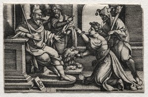 A boca da verdade de Georg Pencz