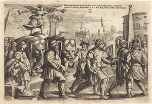 O triunfo da fama de Georg Pencz