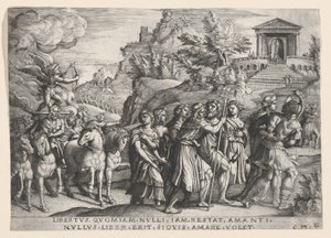 O Triunfo do Amor, de O Triunfo de Petrarca. de Georg Pencz