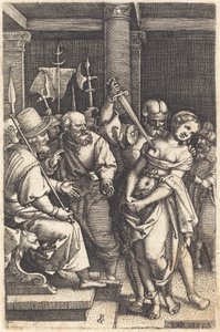 Virginius matando sua filha de Georg Pencz