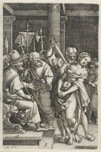 Virginius matando sua filha de Georg Pencz