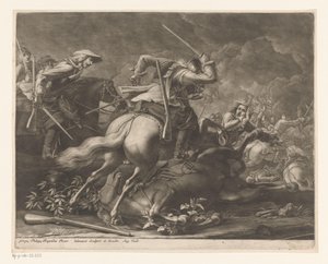 luta equestre de Georg Philipp Rugendas (I)