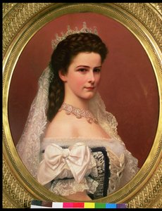 Imperatriz Isabel da Baviera (1837-1898) em traje húngaro, 1867