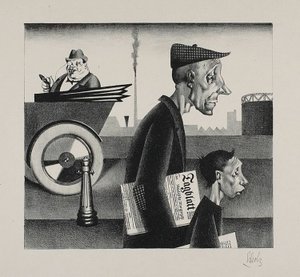 Portadores de jornais (desgraças do trabalho)