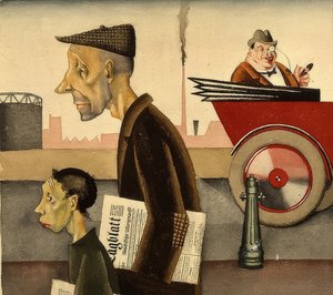 Portador de jornal. Por volta de 1921