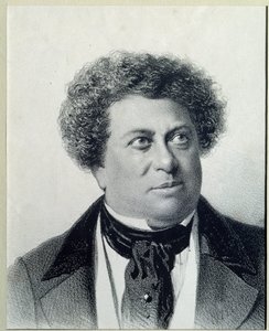 Retrato do autor Alexandre Dumas (1802-1870)