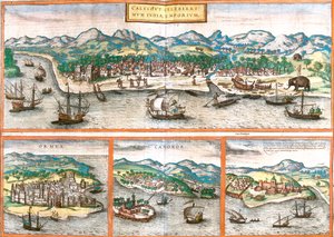 Kozhikode, Ilha de Hormuz, Kannur, Elmina, Índia, Irão, Gana