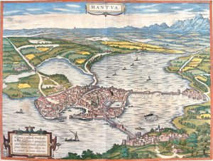 Mântua, Itália de Georg and Hogenberg Franz (1535 90) Braun
