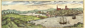 Estocolmo, Suécia de Georg and Hogenberg Franz (1535 90) Braun