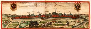 Viena, Áustria de Georg and Hogenberg Franz (1535 90) Braun