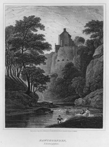 Hawthornden, Edinburghshire (gravura)