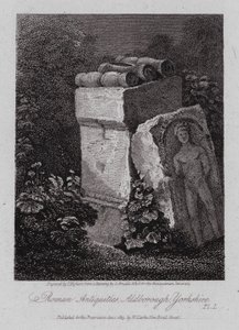 Antiguidades Romanas, Aldborough, Yorkshire (gravura) de George (after) Arnald