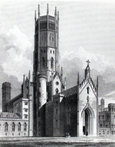 Fonthill Abbey from the north-west, 