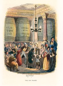 Ilustração para Tempos Difíceis de George (after) Cruikshank