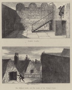 Ilustração para Jack Sheppard (gravura) de George (after) Cruikshank