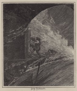 Ilustração para Jack Sheppard (gravura) de George (after) Cruikshank
