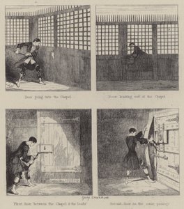 Ilustração para Jack Sheppard (gravura) de George (after) Cruikshank