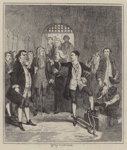 Ilustração para Jack Sheppard (gravura) de George (after) Cruikshank