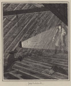Ilustração para Jack Sheppard (gravura) de George (after) Cruikshank