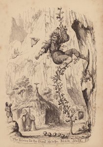 Jack and the Beanstalk (gravura) de George (after) Cruikshank
