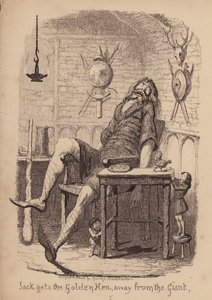 Jack and the Beanstalk (gravura) de George (after) Cruikshank