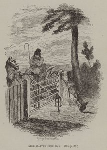 Como Mestre Como Homem (gravura) de George (after) Cruikshank
