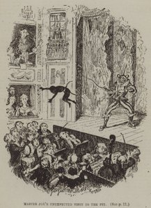 Visita inesperada do Mestre Joe ao poço (gravura) de George (after) Cruikshank