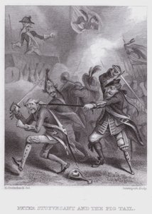 Peter Stuyvesant e o rabo de porco (gravura)