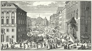 Uma vista de Viena no ano de 1725 (gravura)
