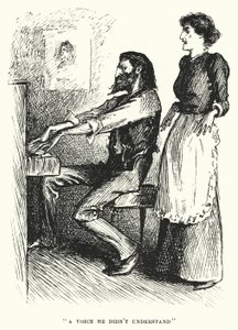 Ilustração para Trilby de George du Maurier (gravura) de George (after) Du Maurier