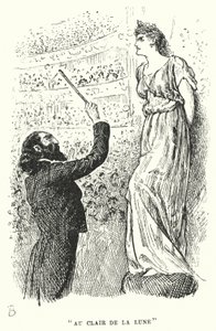 Ilustração para Trilby de George du Maurier (gravura) de George (after) Du Maurier