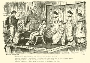 Estética moderna (gravura) de George (after) Du Maurier