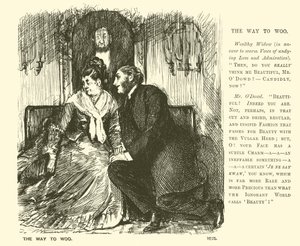 O caminho para cortejar (gravação) de George (after) Du Maurier